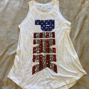 Victoria’s Secret PINK Sequinned Tank Top Size S
